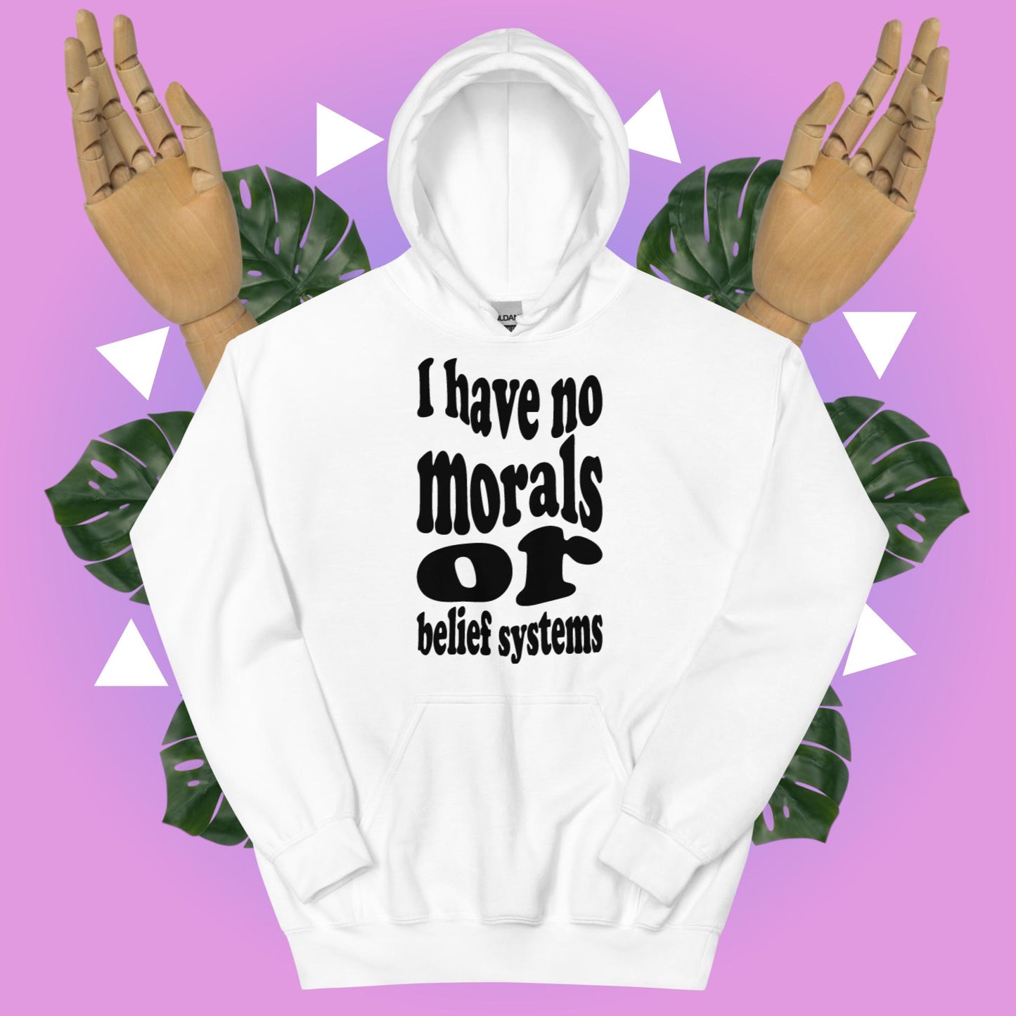 Morally Bankrupt Hoodie Black