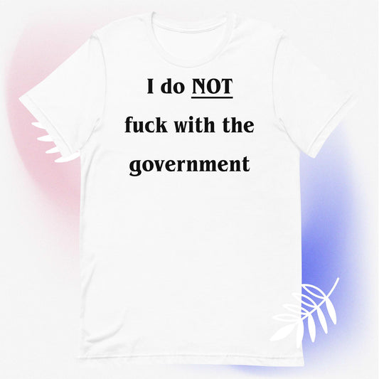 Fuck the Government T-Shirt Black